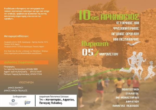 10&omicron;&sigmaf; &Alpha;&rho;&kappa;ά&delta;&epsilon;&iota;&omicron;&sigmaf; &Delta;&rho;ό&mu;&omicron;&sigmaf;